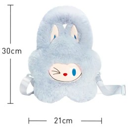 Figurine POP MART Sac LABUBU THE MONSTERS Classic Series Plush Flower Bleu Boutique Geneve Suisse