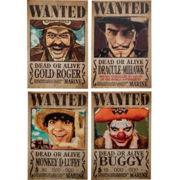 Figurine Cine replicas One Piece Aimants Wanted 4-Pack Boutique Geneve Suisse