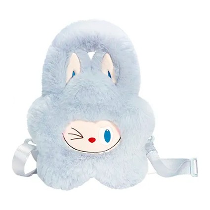 Figurine POP MART Sac LABUBU THE MONSTERS Classic Series Plush Flower Bleu Boutique Geneve Suisse