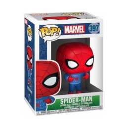 Figurine Funko Pop Marvel Holiday Spider-Man avec Ugly Sweater (Rare) Boutique Geneve Suisse