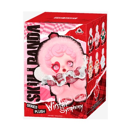 Figur POP MART 🖤 SKULLPANDA – Winter Symphony Series (Official Plush by Pop Mart) Geneva Store Switzerland