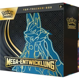 Figuren Pokémon Company International Pokémon ME01 Mega Entwicklung Top Trainer Box Lucario Deutsche Version Genf Shop Schweiz
