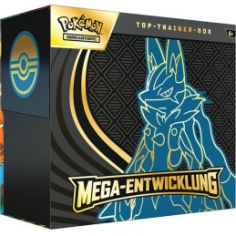 Figur Pokémon Company International Pokémon ME01 Mega Entwicklung Top Trainer Box Lucario German Version Geneva Store Switzer...