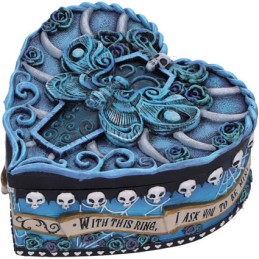 Figuren Nemesis Now Corpse Bride Hochzeit mit einer Leiche Schmuckschatulle With This Ring Vow Genf Shop Schweiz