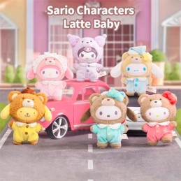 Figuren Top Toy Miniso x Top Toy – Sanrio Latte Baby Vinyl Plush Schlüsselanhänger (Offizielles Plüschtier Blind Box) Genf Sh...