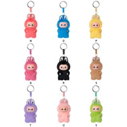 Figurine POP MART POP MART – Labubu THE MONSTERS Pin for Love Series Vinyl Plush Pendant (N-Z) (Peluche Officielle Porte-Clés...
