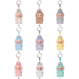 Figurine POP MART POP MART – Labubu THE MONSTERS Pin for Love Series Vinyl Plush Pendant (A-M) (Peluche Officielle Porte-Clés...