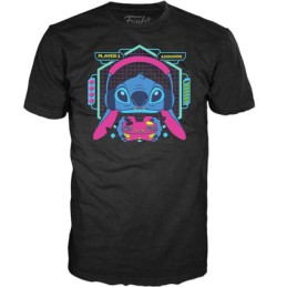 Figuren Funko Pop und T-shirt Stitch Gamer mit Frosch Limitierte Auflage Genf Shop Schweiz