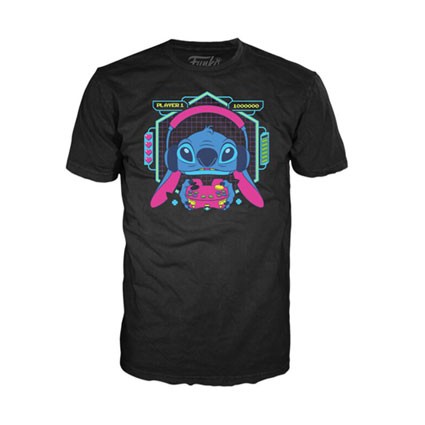 Figuren Funko T-shirt Stitch Gamer mit Frosch Limitierte Auflage Genf Shop Schweiz