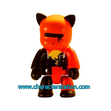 Figurine Toy2R Qee 2004 par Wood Orange (Sans boite) Boutique Geneve Suisse