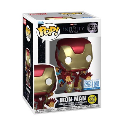 Figur Funko Pop Glow in the Dark Avengers Endgame Iron Man Beams Limited Edition Geneva Store Switzerland