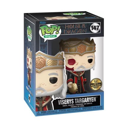 Figurine Funko Pop Digital NFT Game of Thrones House of the Dragon Viserys Targaryen Edition Limitée Boutique Geneve Suisse