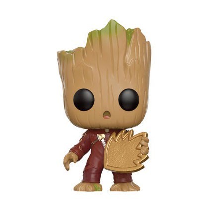 Figur Funko Pop Marvel Guardians of The Galaxy 2 Young Groot with Shield Limited Edition Geneva Store Switzerland