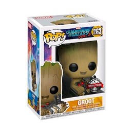 Figurine Funko Pop Marvel Les Gardiens de la Galaxie 2 Groot avec Bomb Edition Limitée Boutique Geneve Suisse