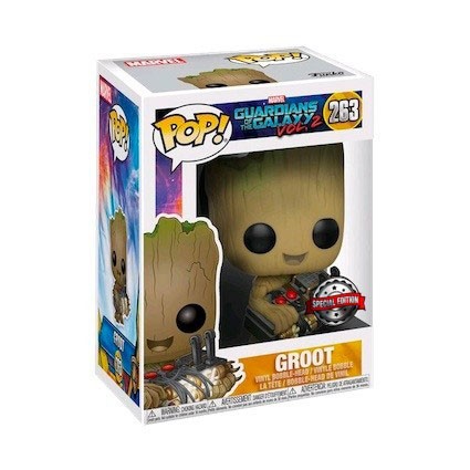 Figur Funko Pop Marvel Guardians of The Galaxy 2 Groot with Bomb Limited Edition Geneva Store Switzerland