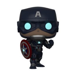 Figurine Funko Pop Phosphorescent Marvel’s Avengers (2020) Captain America Edition Limitée Boutique Geneve Suisse