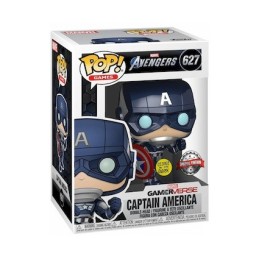 Figurine Funko Pop Phosphorescent Marvel’s Avengers (2020) Captain America Edition Limitée Boutique Geneve Suisse