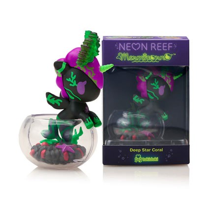 Figurine Tokidoki Tokidoki Licorne Mermicorno Blacklight Neon Reef Deep Star Coral Edition Limitée Boutique Geneve Suisse
