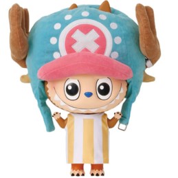Figur POP MART Mega Labubu 400% Tony Tony Chopper Vinyl Plush Doll Geneva Store Switzerland