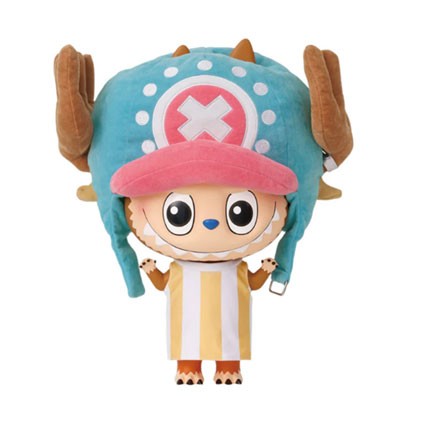 Figur POP MART Mega Labubu 400% Tony Tony Chopper Vinyl Plush Doll Geneva Store Switzerland