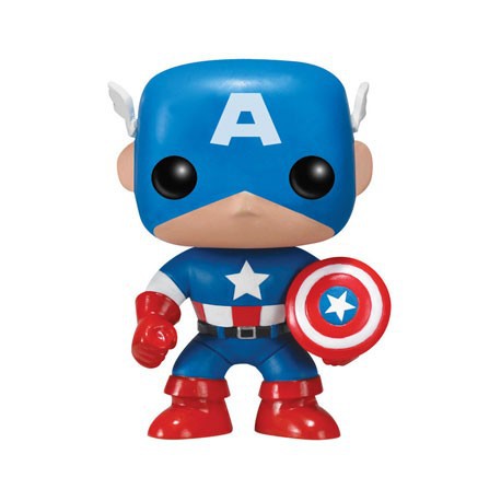 Figurine Pop Marvel Captain America (Rare) Funko Boutique Geneve Suisse