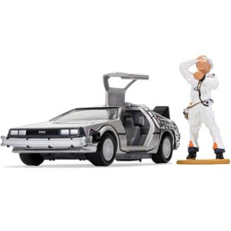 Figur Corgi Back to the Future Vehicle 1/36 DeLorean and Doc Brown Geneva Store Switzerland