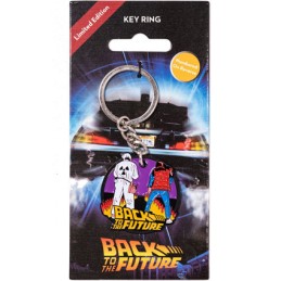 Figurine FaNaTtiK Retour vers le Futur porte-clés métal Marty et Doc Boutique Geneve Suisse