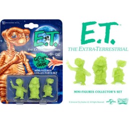 Figurine Doctor Collector E.T. l´extra-terrestre 3 mini figurines Collector's Set Phosphorescent Boutique Geneve Suisse