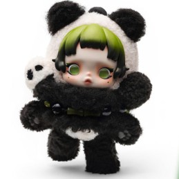 Figurine POP MART SKULLPANDA Lazy Panda Plush Doll – Peluche Vinyl Face Boutique Geneve Suisse