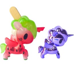 Figurine Tokidoki Mystery Box Licorne Lite Liquid Chrome par Tokidoki Boutique Geneve Suisse