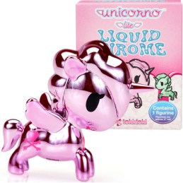 Figurine Tokidoki Mystery Box Licorne Lite Liquid Chrome par Tokidoki Boutique Geneve Suisse