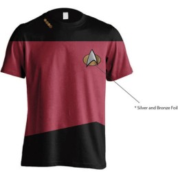 Figuren PCM Star Trek T-Shirt Uniform Red Genf Shop Schweiz