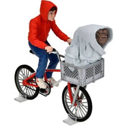 Figurine Neca E.T., l'extra-terrestre Elliott et E.T. sur Bicyclette Boutique Geneve Suisse
