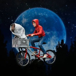 Figurine Neca E.T., l'extra-terrestre Elliott et E.T. sur Bicyclette Boutique Geneve Suisse