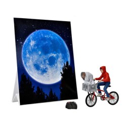 Figur Neca E.T., the Extraterrestrial Elliott and E.T. on Bicycle Geneva Store Switzerland