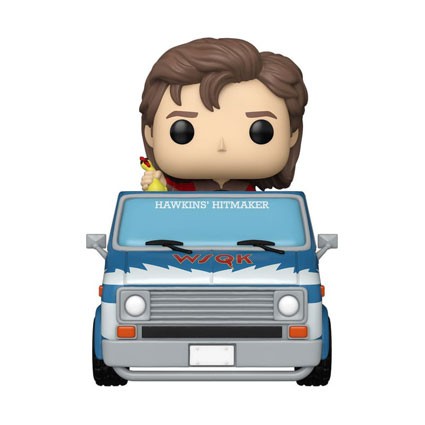 Figurine Funko Pop Rides Deluxe Stranger Things Steve with The Squawk Van Boutique Geneve Suisse