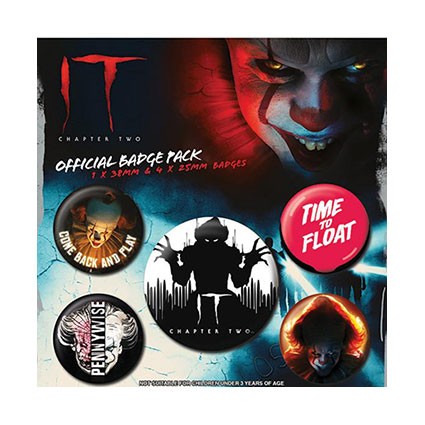 Figuren Pyramid International It Chapter 2 Pack 5 Clown Badges Genf Shop Schweiz