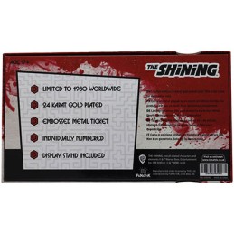 Figur FaNaTtiK The Shining Replica Gyrosphere Ticket (gold-plated) Geneva Store Switzerland