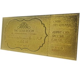 Figuren FaNaTtiK The Shining Replik Gyrosphere Ticket (vergoldet) Genf Shop Schweiz