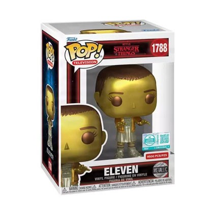 Figurine Funko Pop Métallique Stranger Things Eleven Edition Limitée Boutique Geneve Suisse
