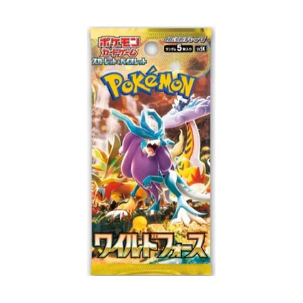 Figuren Pokémon Company International Pokémon Karten auf Japanisch 1 Boosterpack Wild Force (sv5K) Genf Shop Schweiz