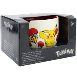 Figur Stor Pokémon Ramen Bowl with Chopsticks Face Geneva Store Switzerland