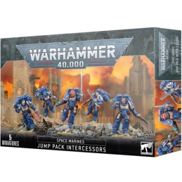 Figurine Games Workshop Warhammer 40.000 Space Marines Intercessors d'Assaut à Réacteurs Dorsaux Boutique Geneve Suisse