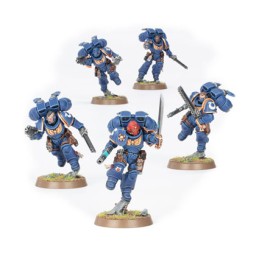 Figuren Games Workshop Warhammer 40.000 Space Marines Intercessor Sturmtrupp mit Sprungmodulen Genf Shop Schweiz