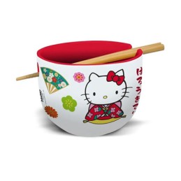 Figurine Stor Sanrio Bol à Ramen avec Baguettes Hello Kitty Japan Boutique Geneve Suisse