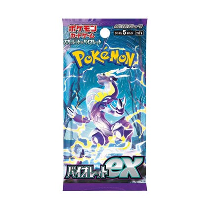 Carte Pokémon en Japonais 1 Boosterpack Violet ex (SV1V)