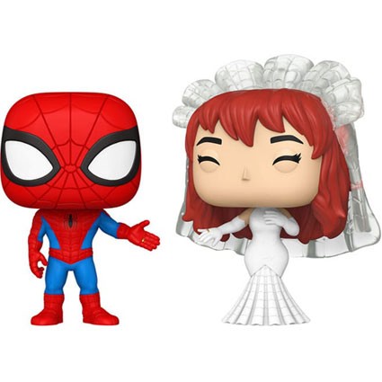 Figur Funko Pop Superhero Couples Spider-Man and MJ 2-Pack Geneva Store Switzerland