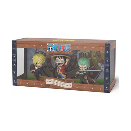 Figuren Mighty Jaxx One Piece Freeny's Hidden Dissectables Luffy Zoro und Sanji Genf Shop Schweiz