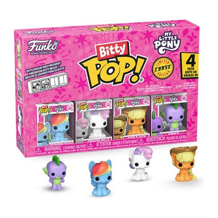 Pop Bitty My Little Pony Rainbow Dash 4-Pack