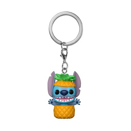 Pop Pocket Keychains Lilo and Stitch Stitch in Pineapple